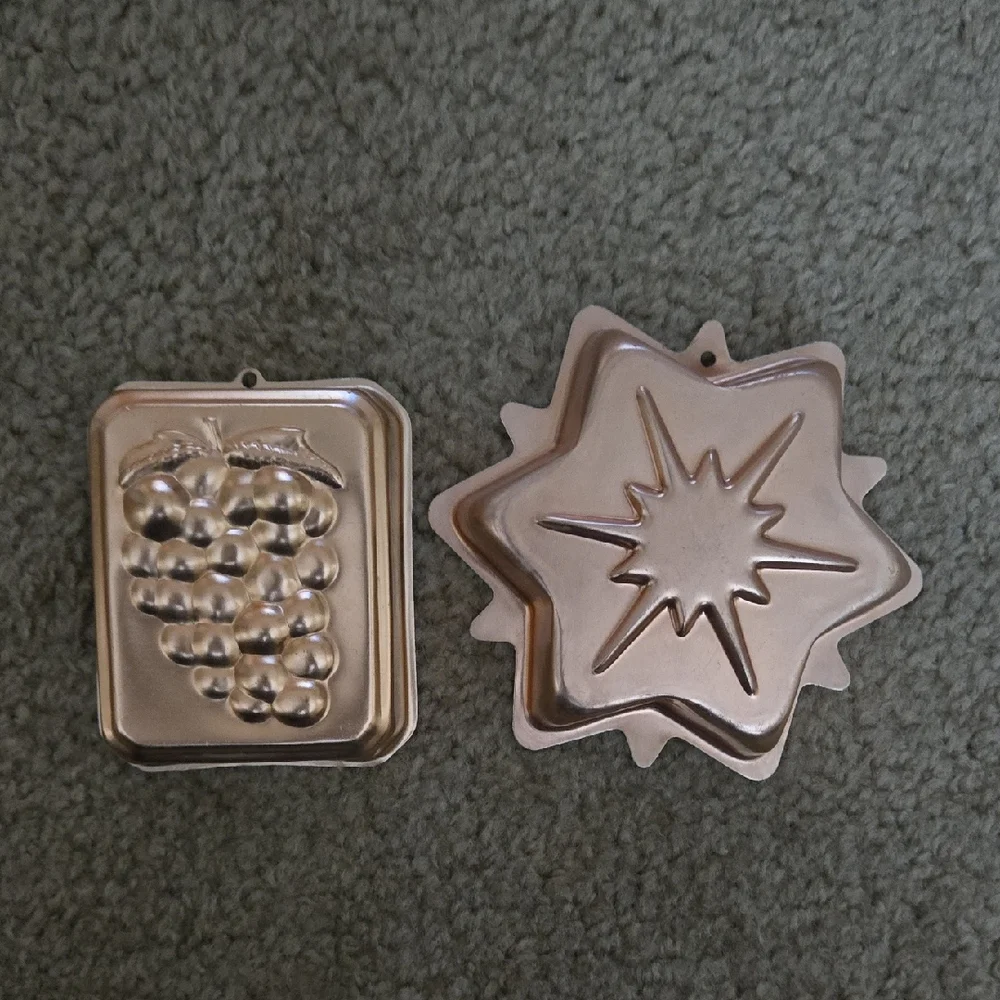 Copper Metal Wall Decor Molds - Picture 1 of 1